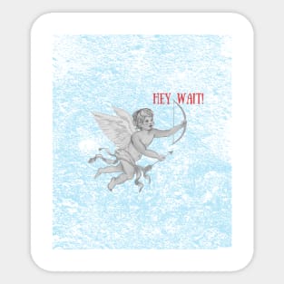 Cupid Chasing Sticker